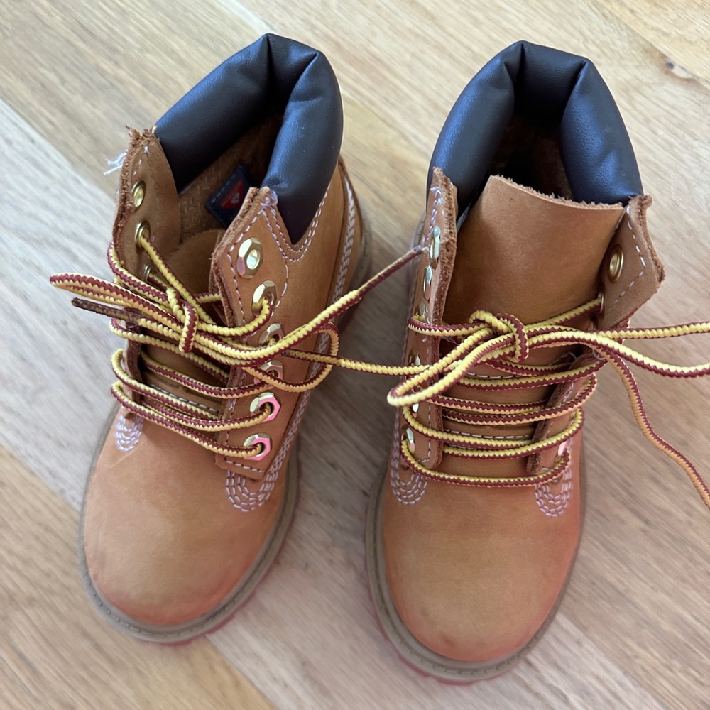 Timberland Kids Tan Boots